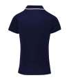 PR619 Premier Ladies Contrast Coolchecker® Piqué Polo Shirt Navy / White colour image